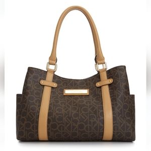 Calvin Klein Hudson Monogram Satchel